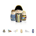 FQ venta de la marca niños rusos juguete apilable matryoshka niños pequeños muñecas de anidación